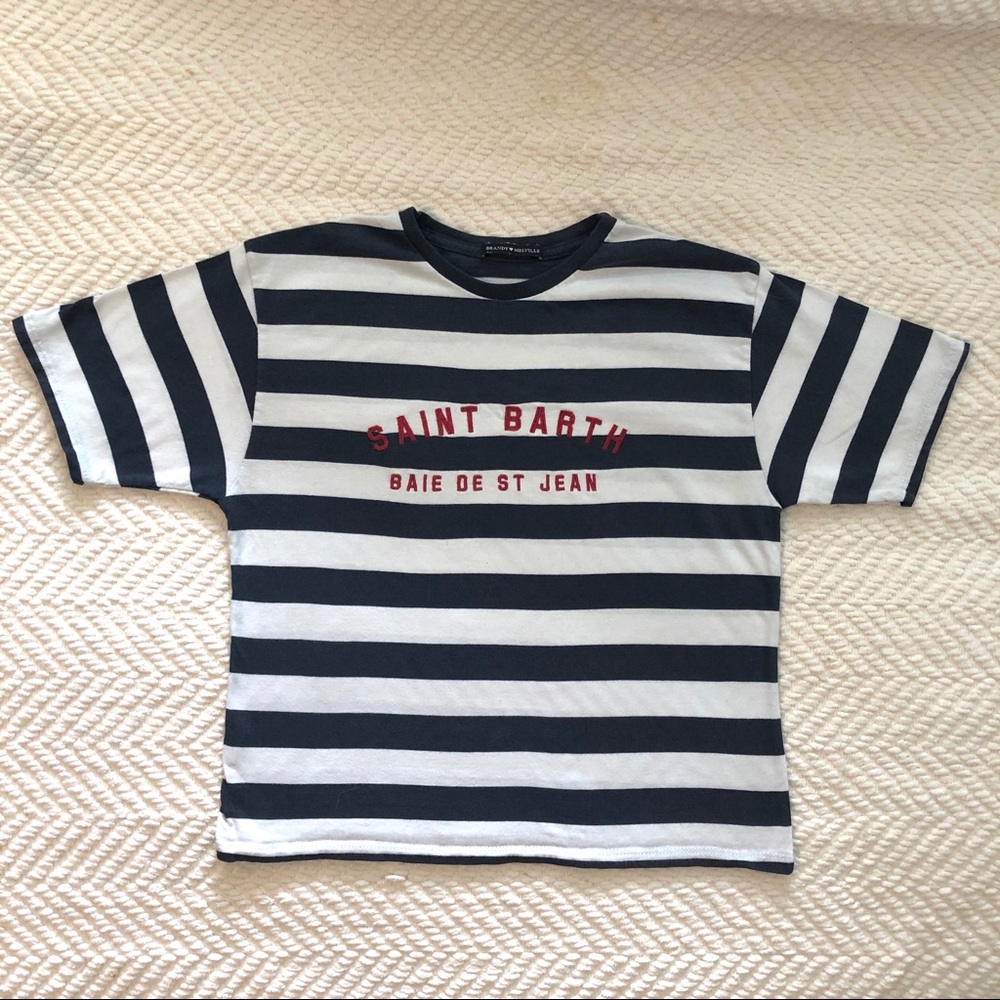 Brandy Melville Saint Barth Aleena Striped Shirt